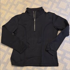 Nils Women's Black Zip-Up Top